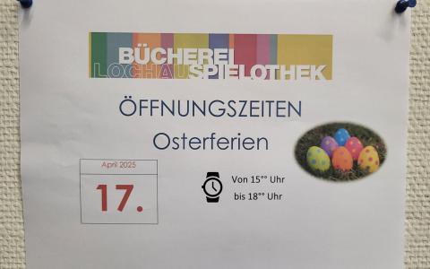 Öffnungszeiten in Ostern